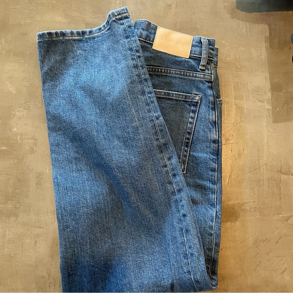 Everlane Way High Button Fly Jean in California Blue - Picture 8 of 13